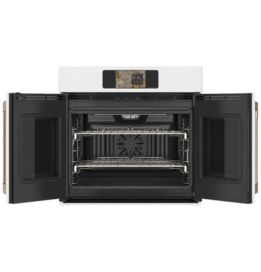 Cafe CTS90FP4ZW2 CAF(EBACK)™ Professional Series 30" Smart Built-In Convection French-Door Single Wall Oven