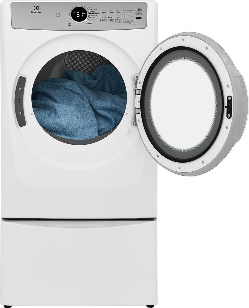 Electrolux ELFE7337AW Front Load Electric Dryer - 8.0 Cu. Ft.