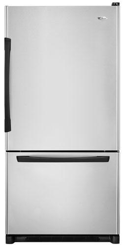 19 cu. ft. Bottom-Freezer Refrigerator(Stainless Steel)