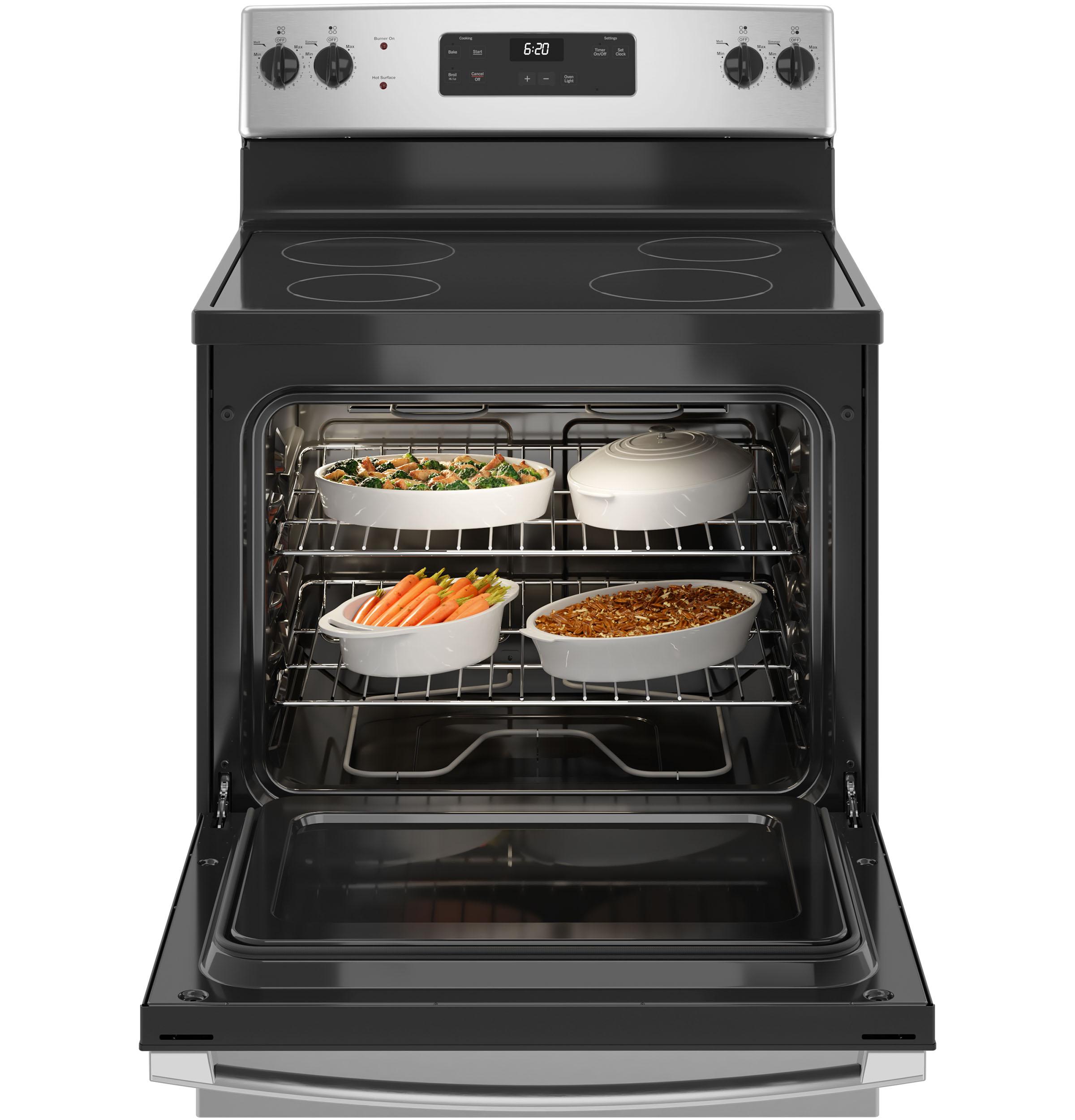 JBS62RWSS GE 30" Free-standing Electric Radiant Smooth Cooktop Range