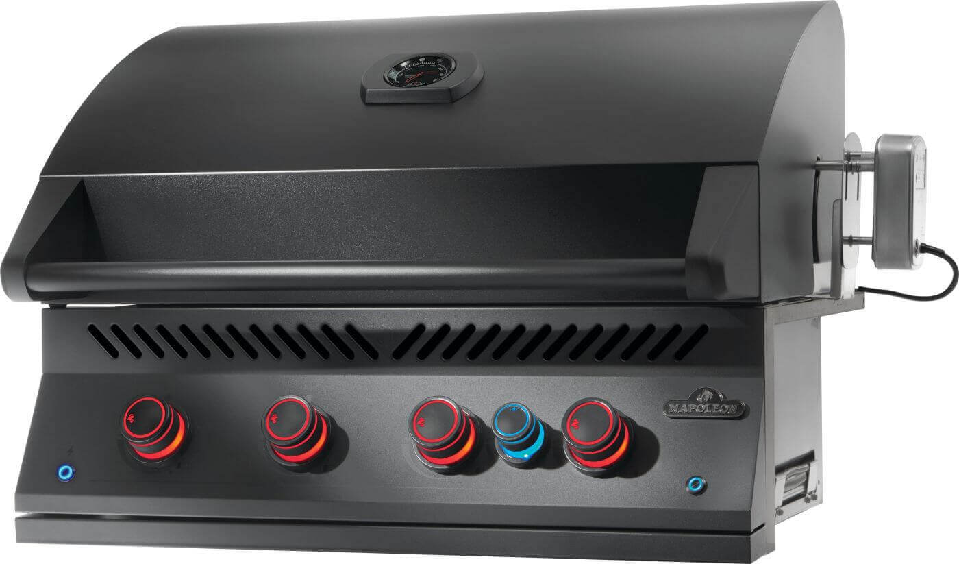 Napoleon Bbq BIG32RBNMK1 Built-In 700 Series 32 with Infrared Rear Burner , Natural Gas, Matte/Matt Black
