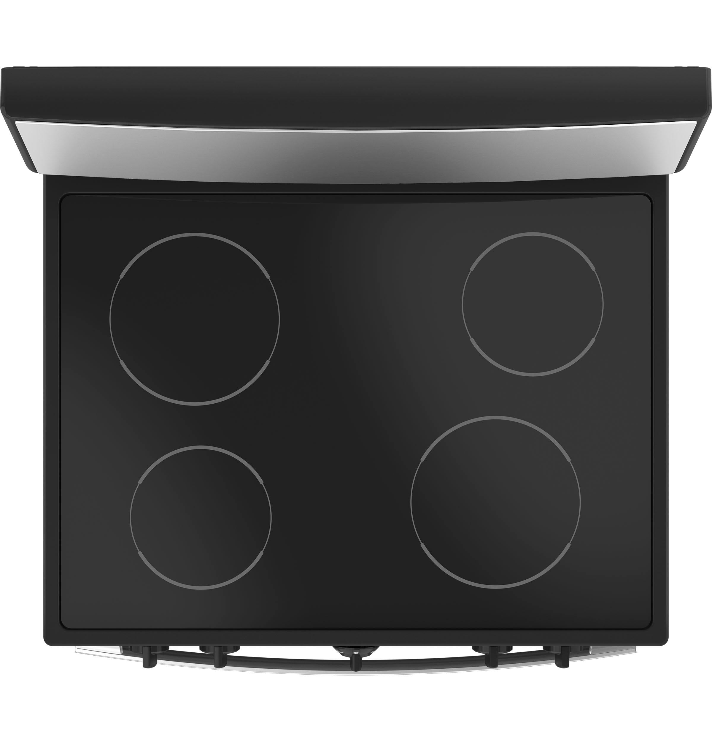 JB480SYSS GE® ENERGY STAR® 30" Free-Standing Electric Radiant Smooth Cooktop Range