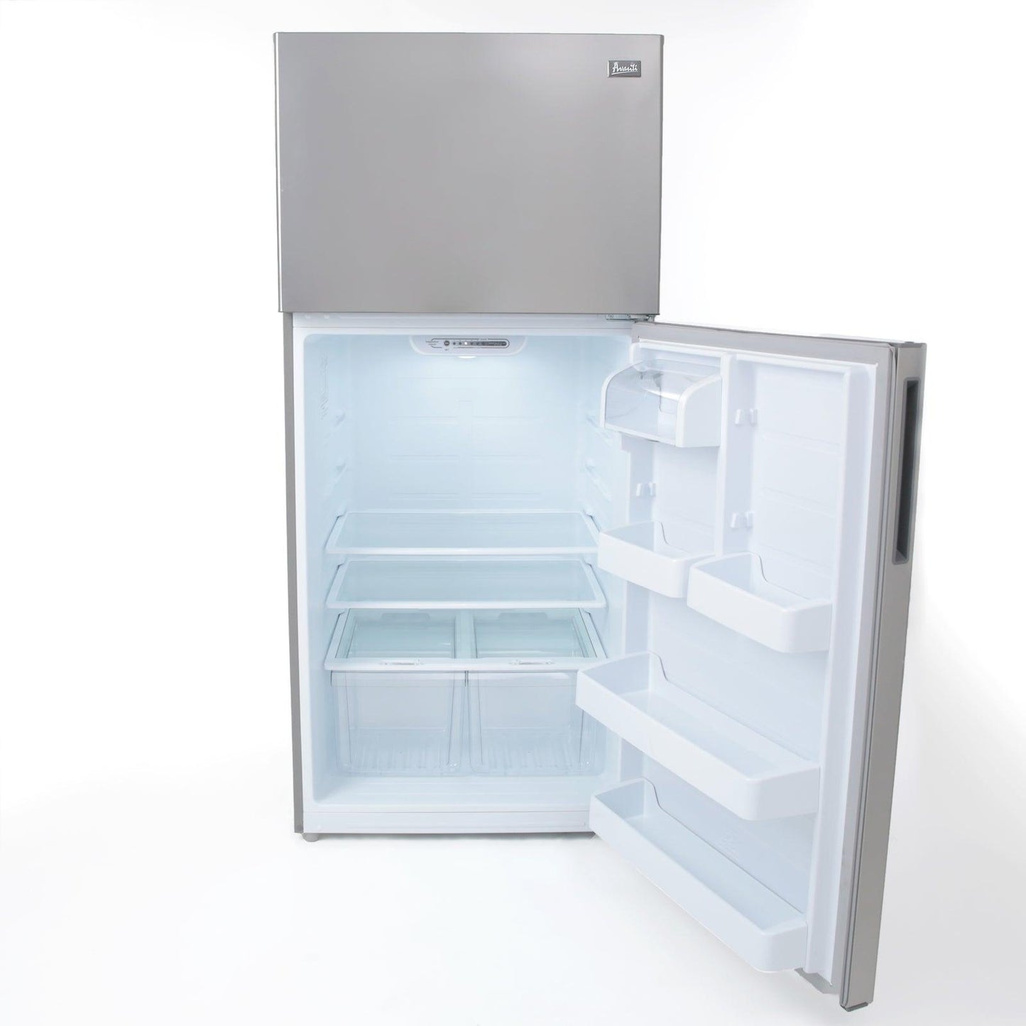FF18D3S4 Avanti Frost-Free Apartment Size Refrigerator, 18.0 cu. ft. - Stainless Steel / 18 cu. ft.
