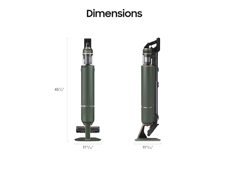 Samsung VS20A9500AN Bespoke Jet™ Cordless Stick Vacuum with All in One Clean Station in Woody Green