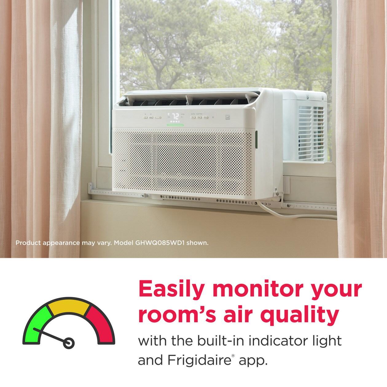 Frigidaire GHWQ125WD1 12,000 BTU U-Shape Window Room Air Conditioner with Inverter and Wi-Fi (Energy Star)