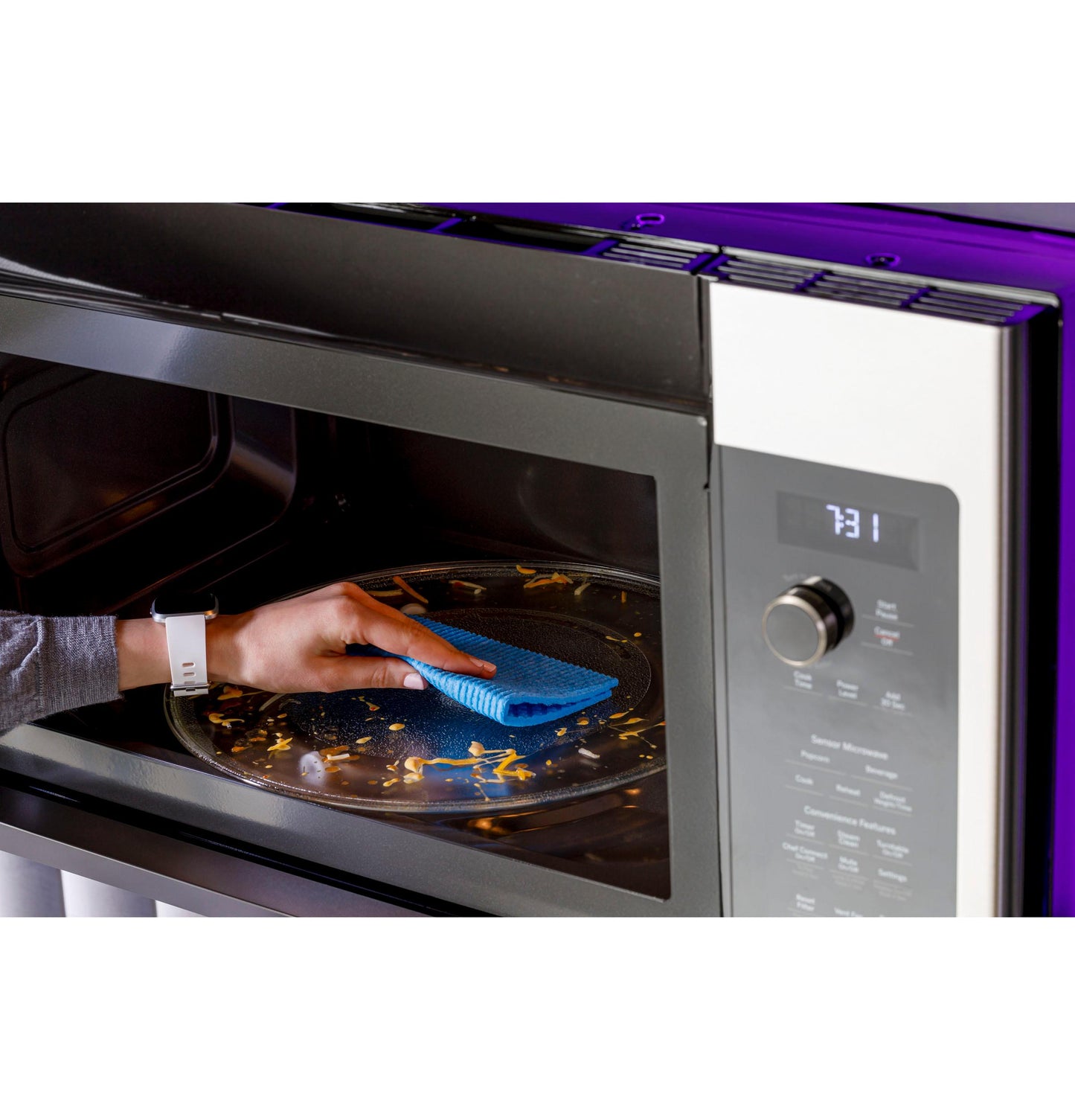 PVM9225RYSS GE Profile™ 2.2 Cu. Ft. Over-the-Range Sensor Microwave Oven