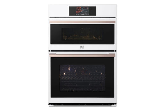 WCES6428N LG STUDIO 1.7/4.7 cu. ft. Combination Double Wall Oven - Essence White