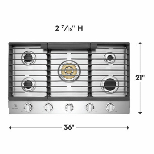 Electrolux ECCG3668AS 36" Gas Cooktop