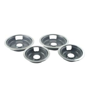 Gray Replacement Burner Bowls - 4 Pack