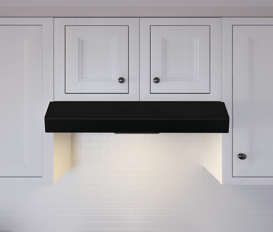 Zephyr AK1200BB Breeze II, UC, 30", Blk, LED, 400 CFM