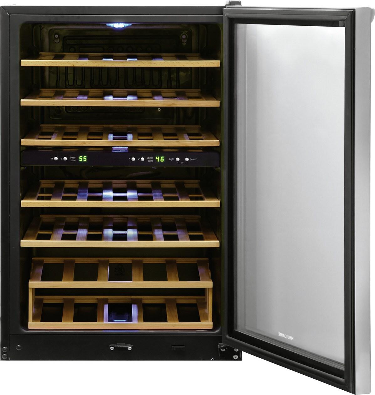 Frigidaire FRWW4543AS 45 Bottle Two-Zone Wine Cooler