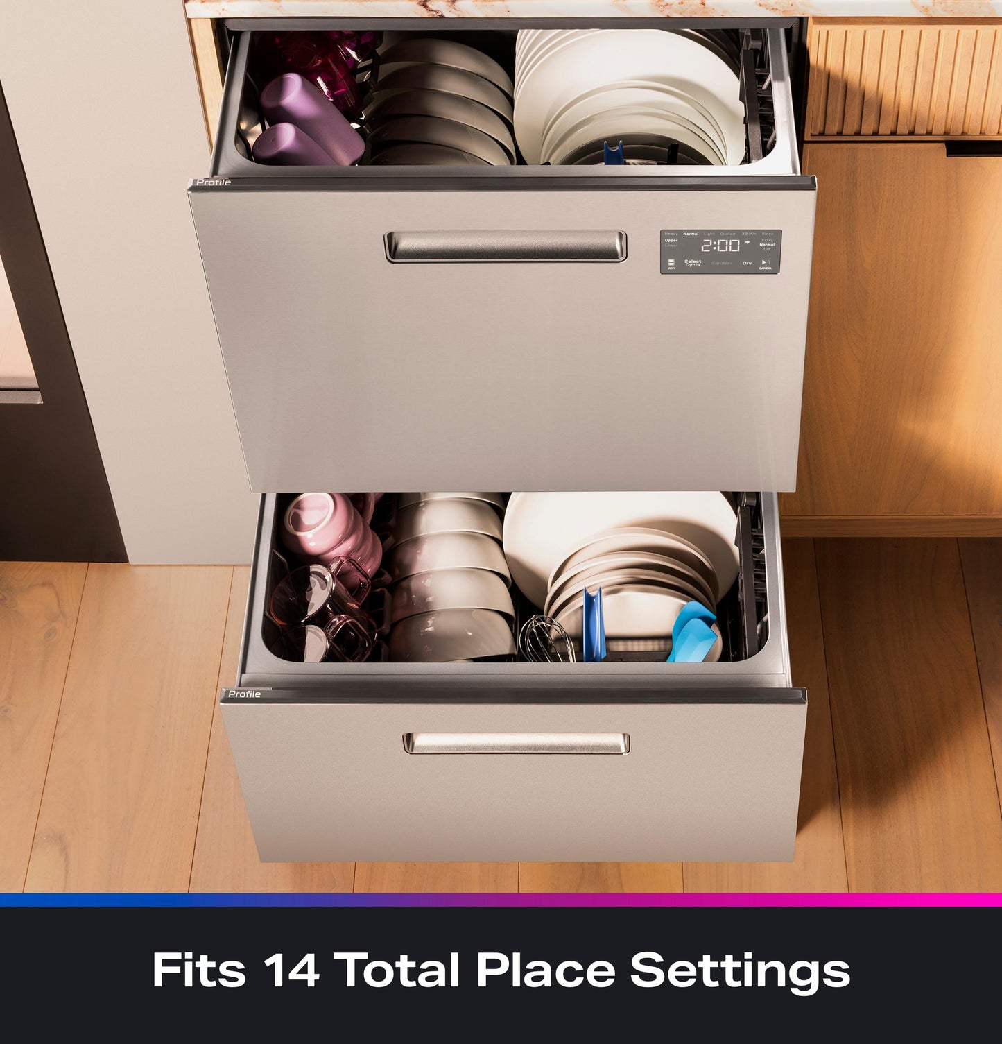 PDD415PYYFS GE Profile™ Dishwasher Double Drawer