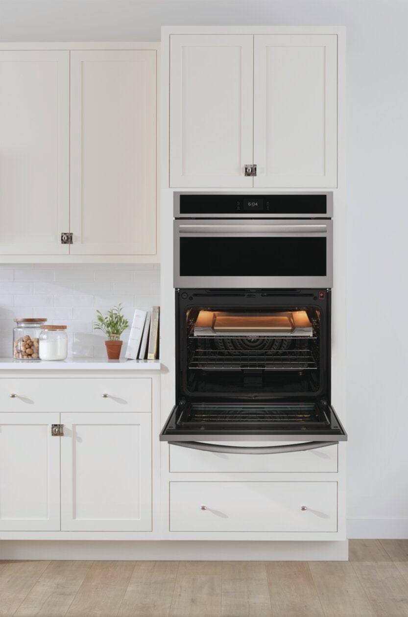 Frigidaire GCWM3070AF 30" Electric Wall Oven and Microwave Combination with Stone-Baked Pizza