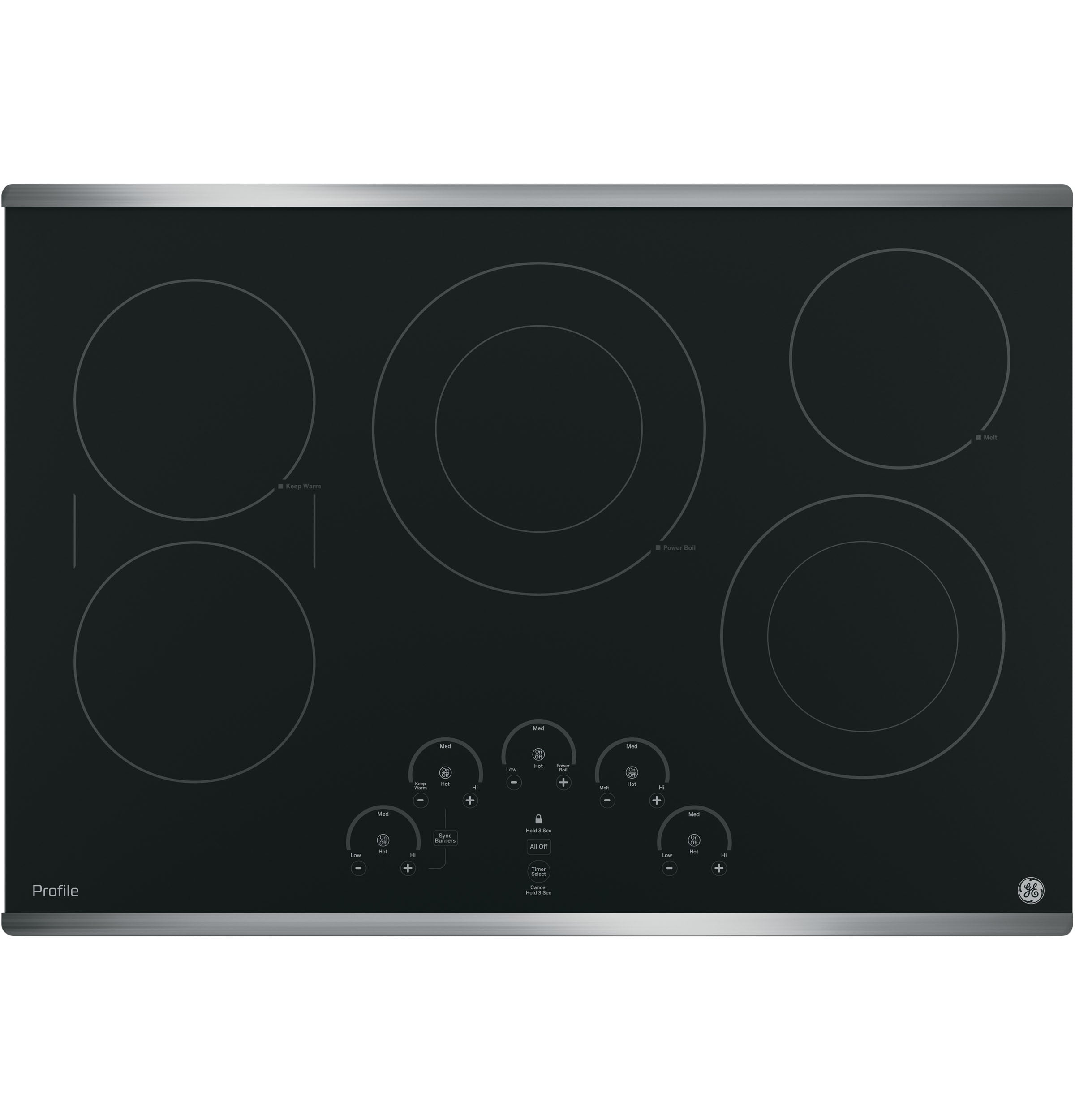 Buy GE 30 Built-In Touch Control Electric Cooktop