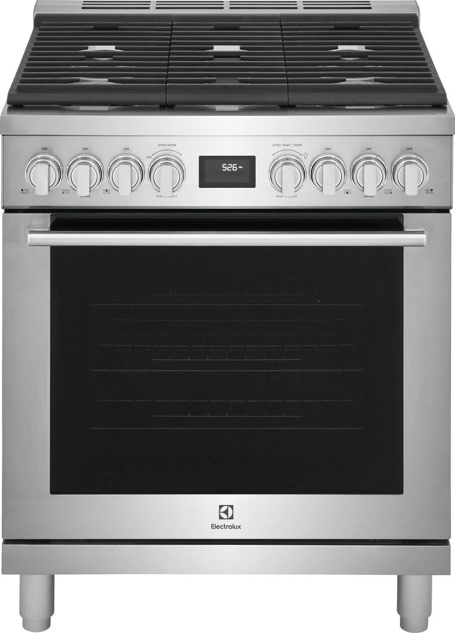 Electrolux ECFD3068AS 30" Dual-Fuel Freestanding Range