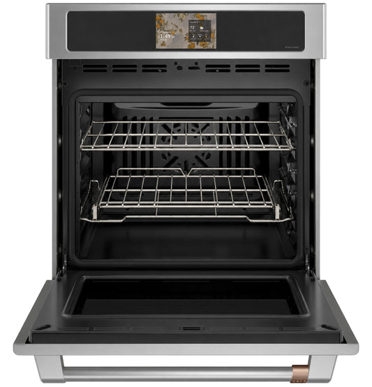 Cafe CKS70DP2ZS1 CAF(EBACK)™ 27" Smart Single Wall Oven with Convection