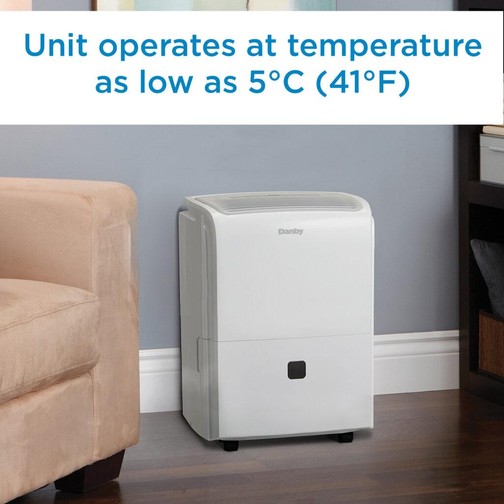DDR040EB2WDB Danby 40Pint Dehumidifier in White