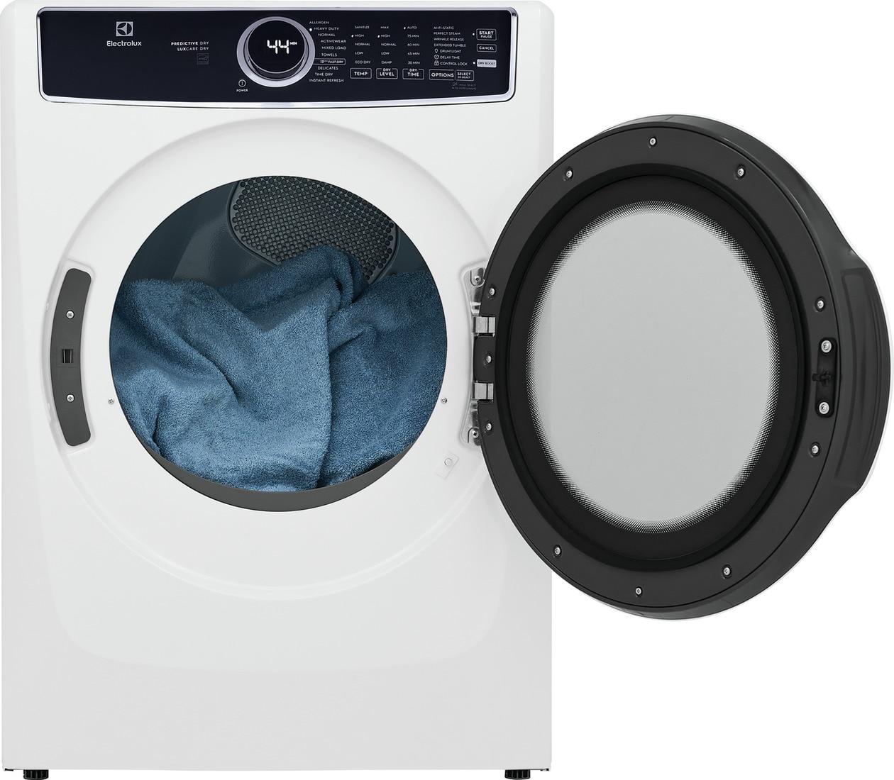 Electrolux ELFG7537AW Front Load Perfect Steam™ Gas Dryer with Predictive Dry™ and Instant Refresh - 8.0 Cu. Ft.