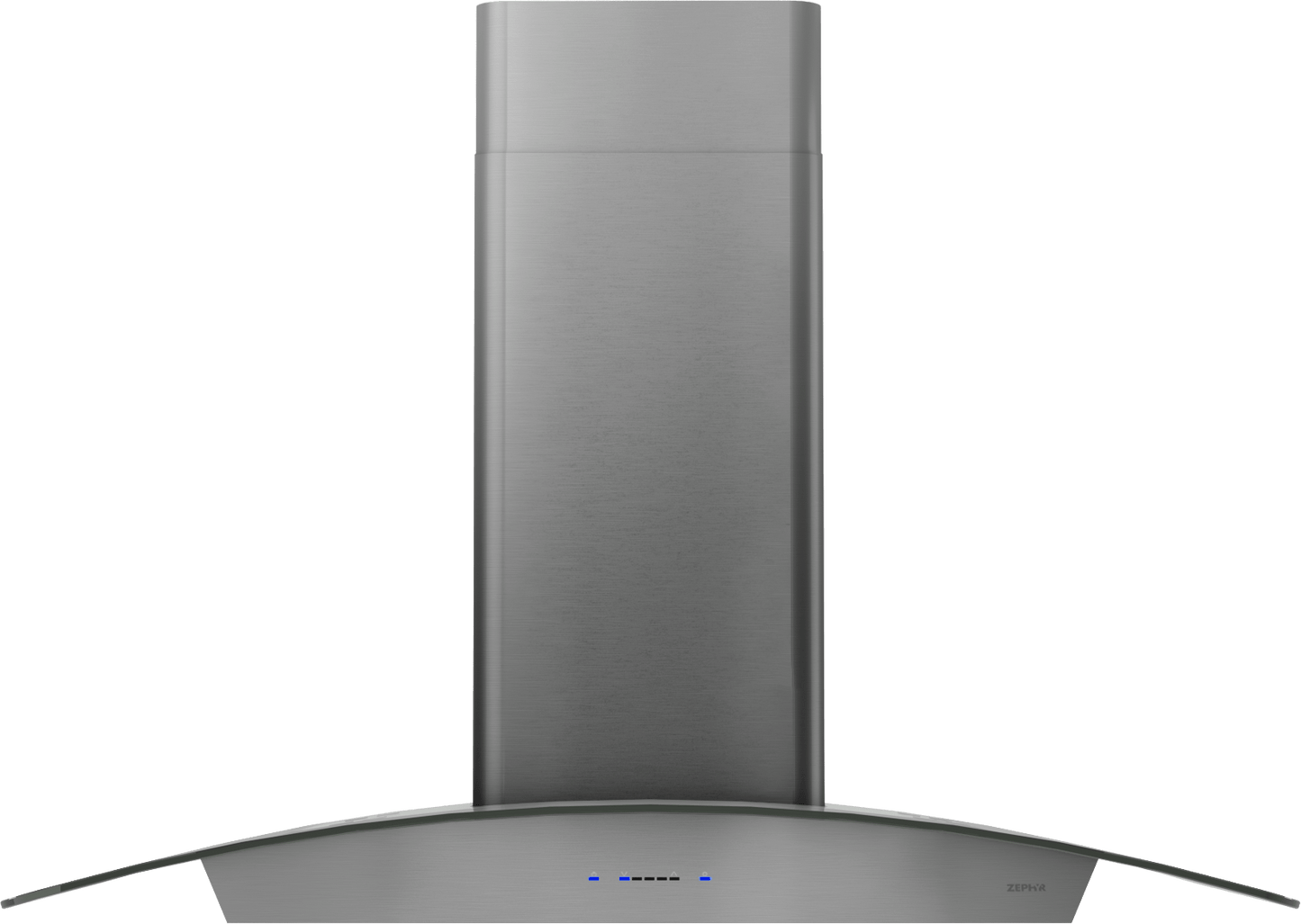 Zephyr ZRVM90CBSGG Ravenna Wall, 90cm, Black SS+Gray Glass, LED
