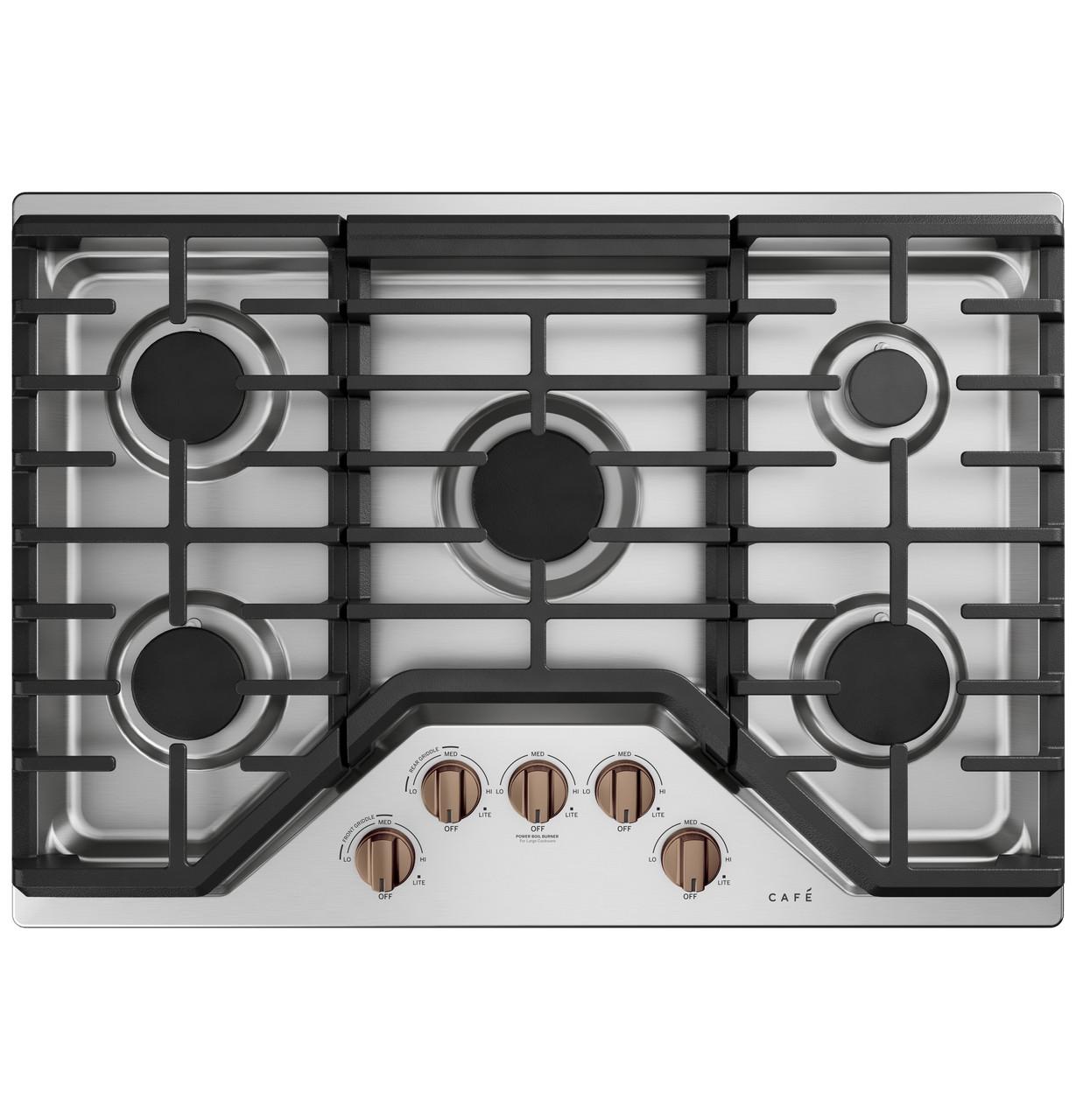 Cafe CGP70302NS1 CAF(EBACK)™ 30" Gas Cooktop