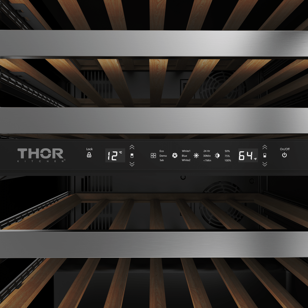 TWC24UD Thor Kitchen 24-inch Undercounter Dual Zone Wine Cooler - Model Twc24ud