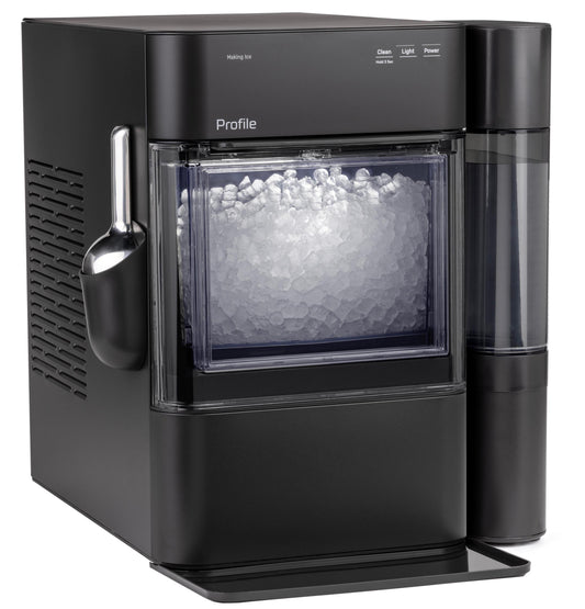 XPIO13SWBB GE Profile™ Opal™ 2.0 Ultra Nugget Ice Maker with Side Tank and Scale Inhibiting Filter
