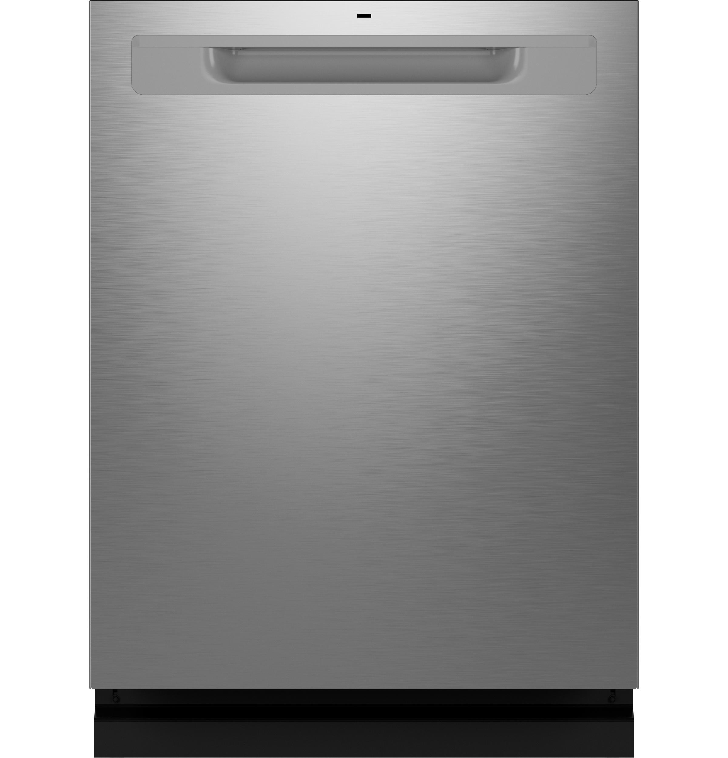 GE® ENERGY STAR® Fingerprint Resistant Top Control with Stainless Steel Interior Dishwasher with Sanitize Cycle