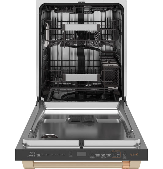 Cafe CDT858P4VW2 CAF(EBACK)™ CustomFit ENERGY STAR Stainless Interior Smart Dishwasher with Ultra Wash Top Rack and Dual Convection Ultra Dry, 44 dBA
