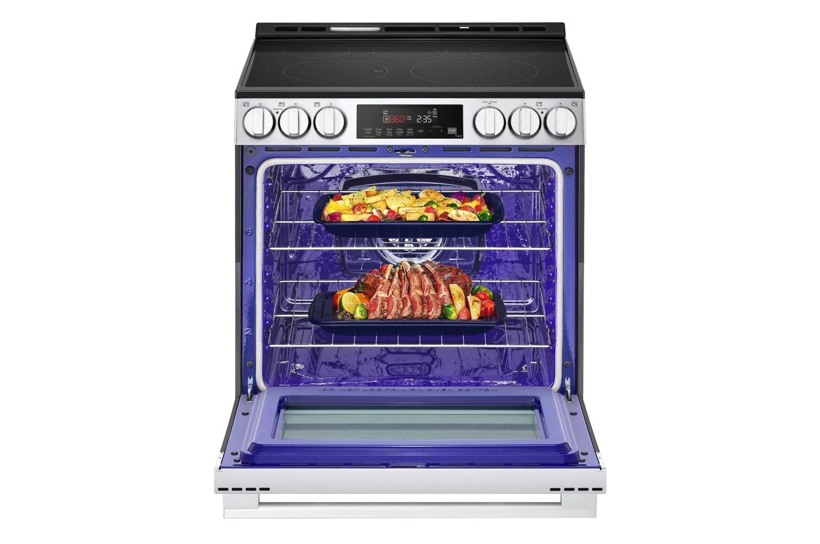 Lg LSEL6333XE 6.3 cu ft. Smart Electric Slide-in Range with Air Fry & EasyClean®