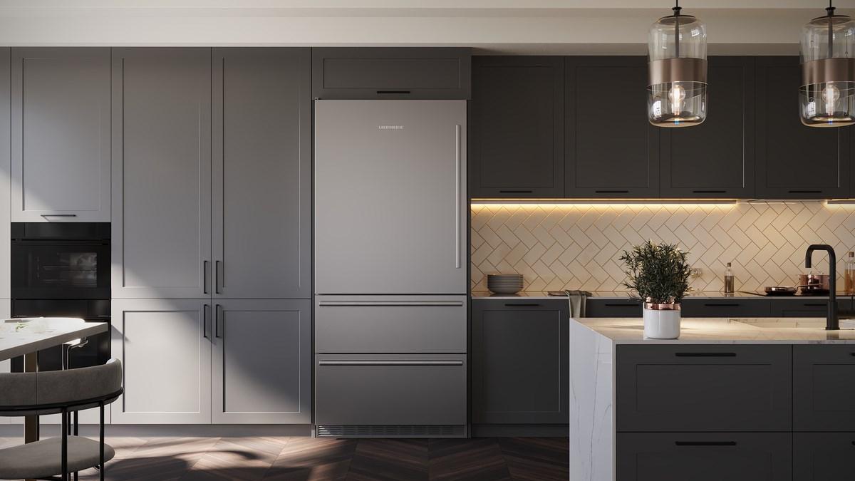 Liebherr HCB1591G Fully Integrated Bottom Freezer Refrigerator with BioFresh