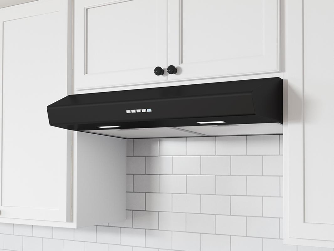 AK1236CB Breeze II, Under Cabinet, 36", Black, LED