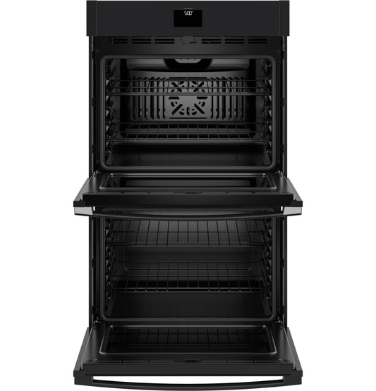JTD5000DVBB GE® 30" Smart Built-In Self-Clean Convection Double Wall Oven with No Preheat Air Fry