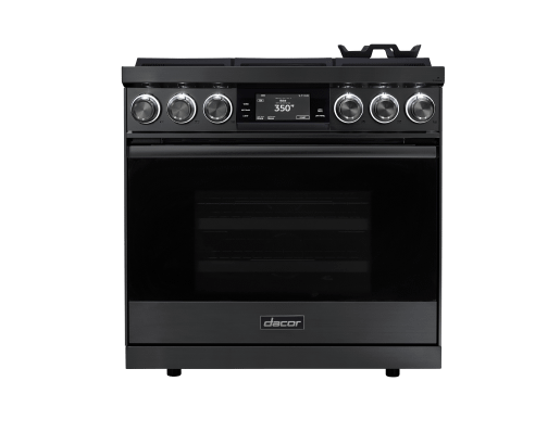 Dacor DOP36M86DPM 36" Range, Graphite Stainless Steel, Liquid Propane
