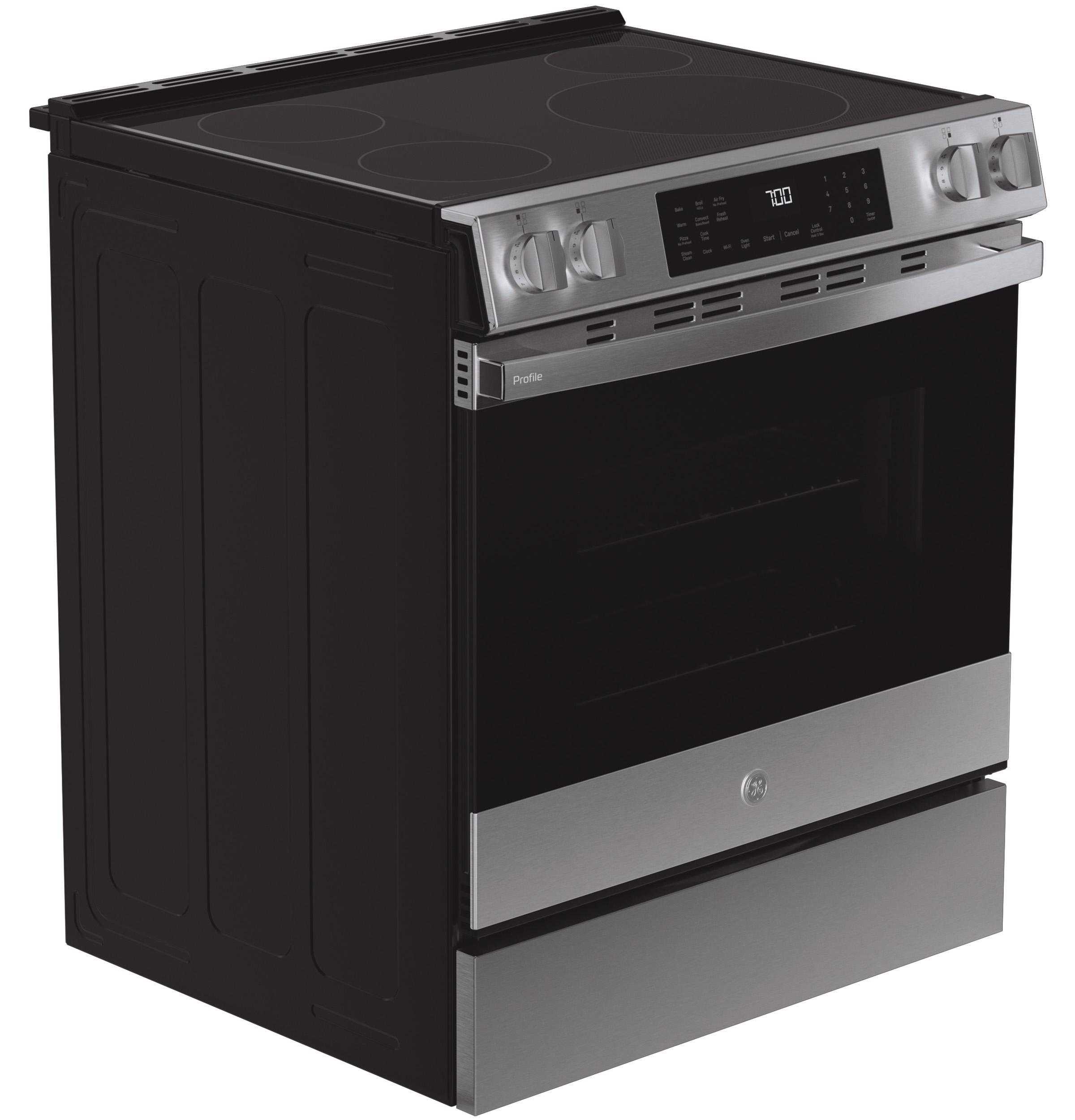 PHS700AYFS GE Profile™ ENERGY STAR® 30" Smart Slide-In Induction and Convection Range with No Preheat Air Fry and EasyWash™ Oven Tray