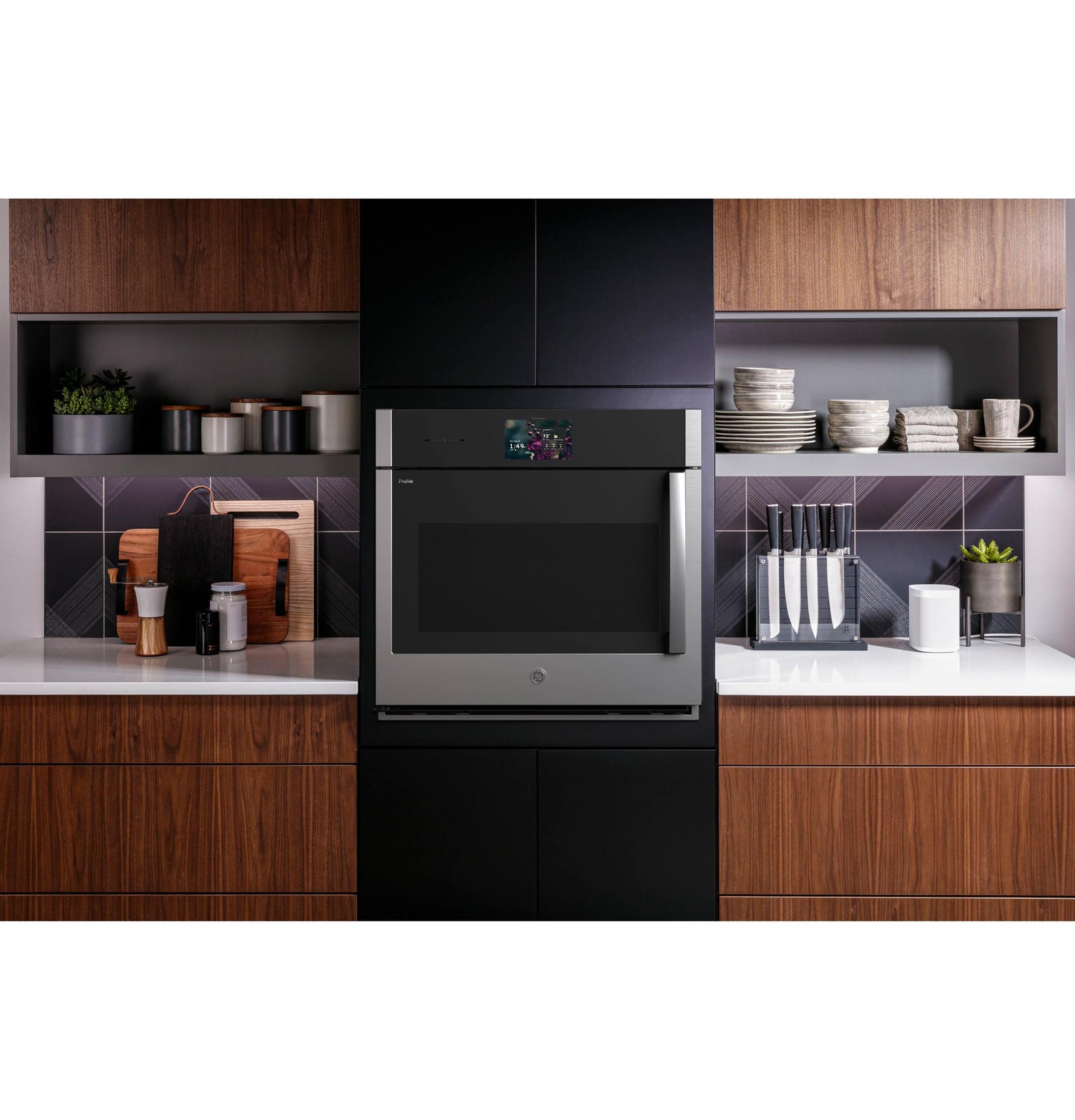 PTS700LSZSS GE Profile™ 30" Smart Built-In Convection Single Wall Oven with Left-Hand Side-Swing Doors
