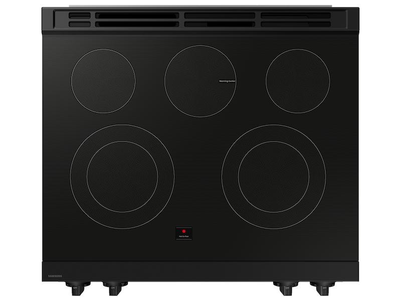Samsung NSE6DG8100SR Bespoke 6.3 cu. ft. Smart Slide-In Electric Range with Precision Knobs in Stainless Steel