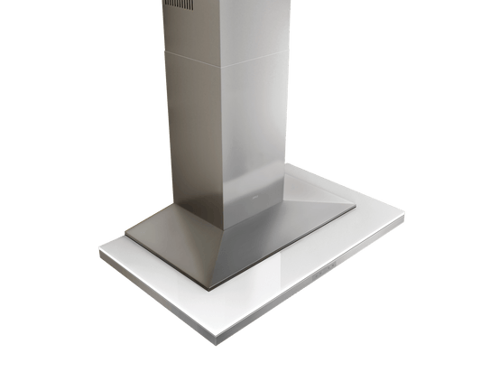 Zephyr ALAE42BWX Layers, Wall, 42", SS/Wht Glass, LED, BODY ONLY