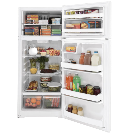 GTS18DTNRWW GE® 17.5 Cu. Ft. Top-Freezer Refrigerator