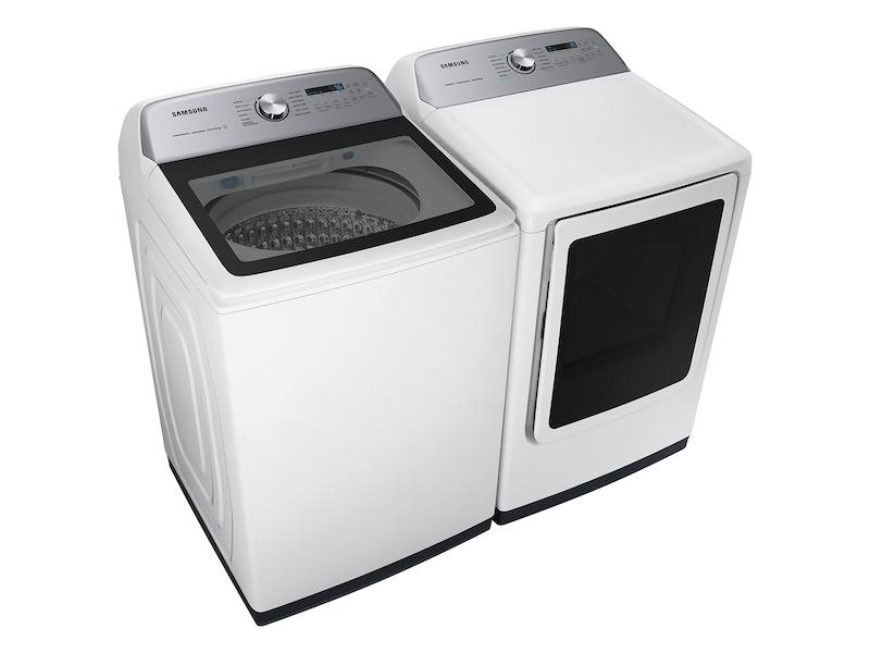 Samsung DVG55CG7100WA3 7.4 cu. ft. Smart Gas Dryer with Steam Sanitize+ in White