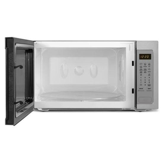 2.2 cu. ft. Countertop Microwave with Greater Capacity - black