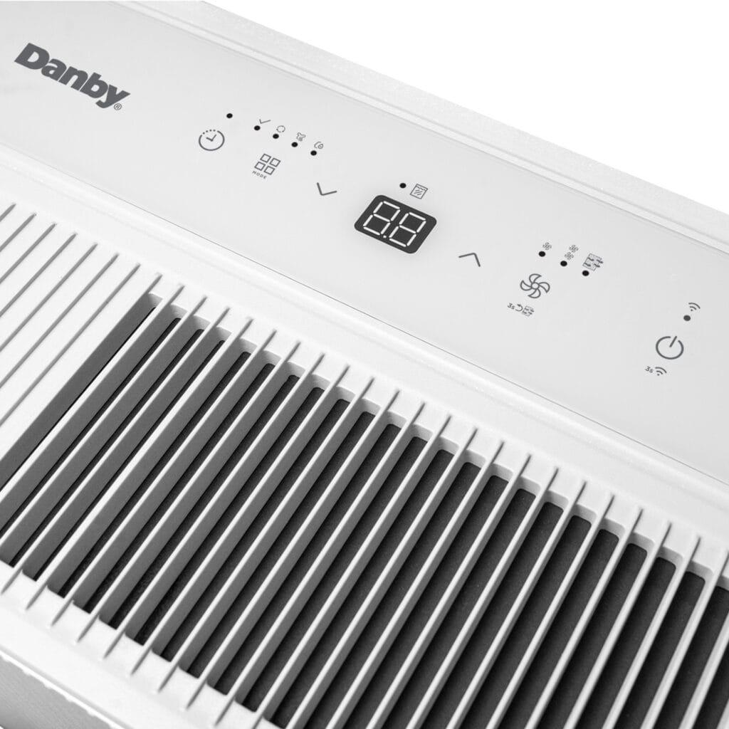 DDR050BSWDB Danby 50 Pint Dehumidifier with Wi-Fi in White