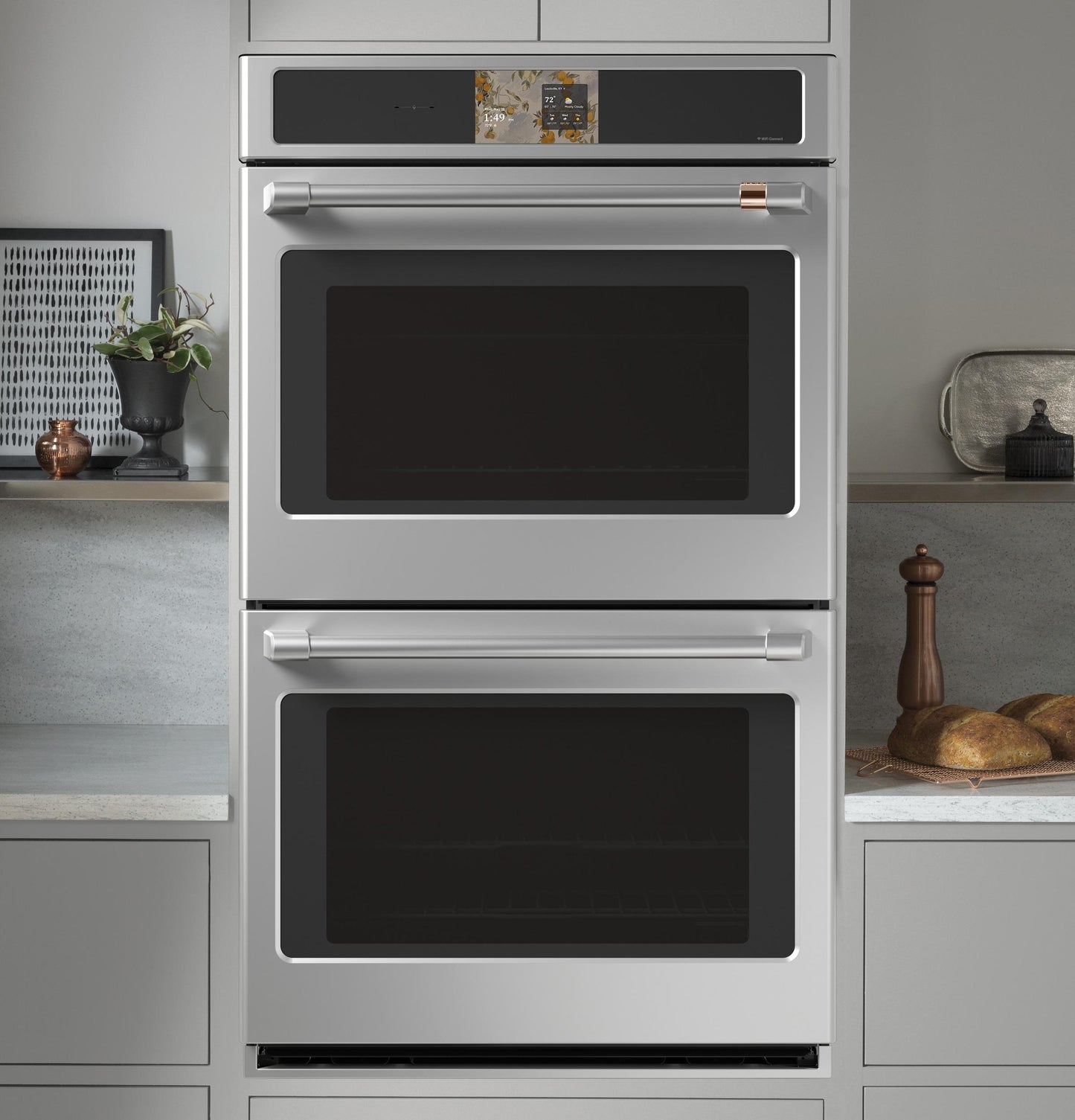 Cafe CTD90DP2ZS1 CAF(EBACK)™ Professional Series 30" Smart Built-In Convection Double Wall Oven