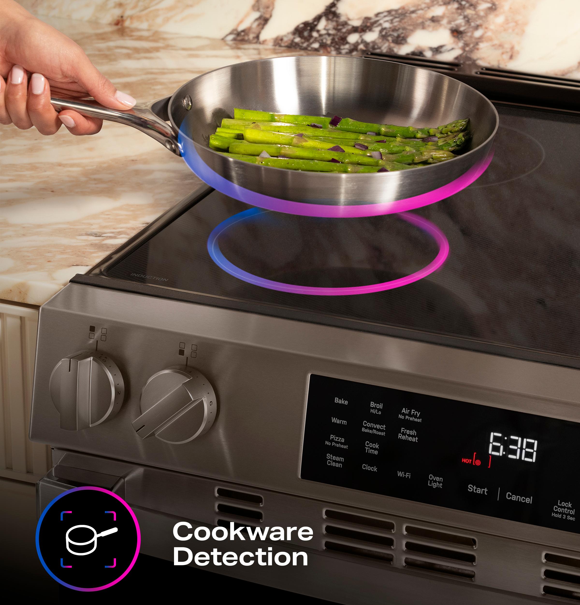 PHS700AYFS GE Profile™ ENERGY STAR® 30" Smart Slide-In Induction and Convection Range with No Preheat Air Fry and EasyWash™ Oven Tray