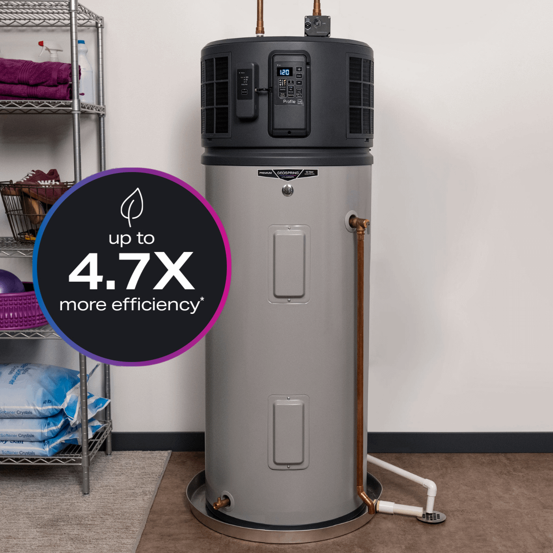 PH50S10BNY GE Profile™ GEOSPRING™ Smart Hybrid Heat Pump Water Heater 50-gallon - 240V