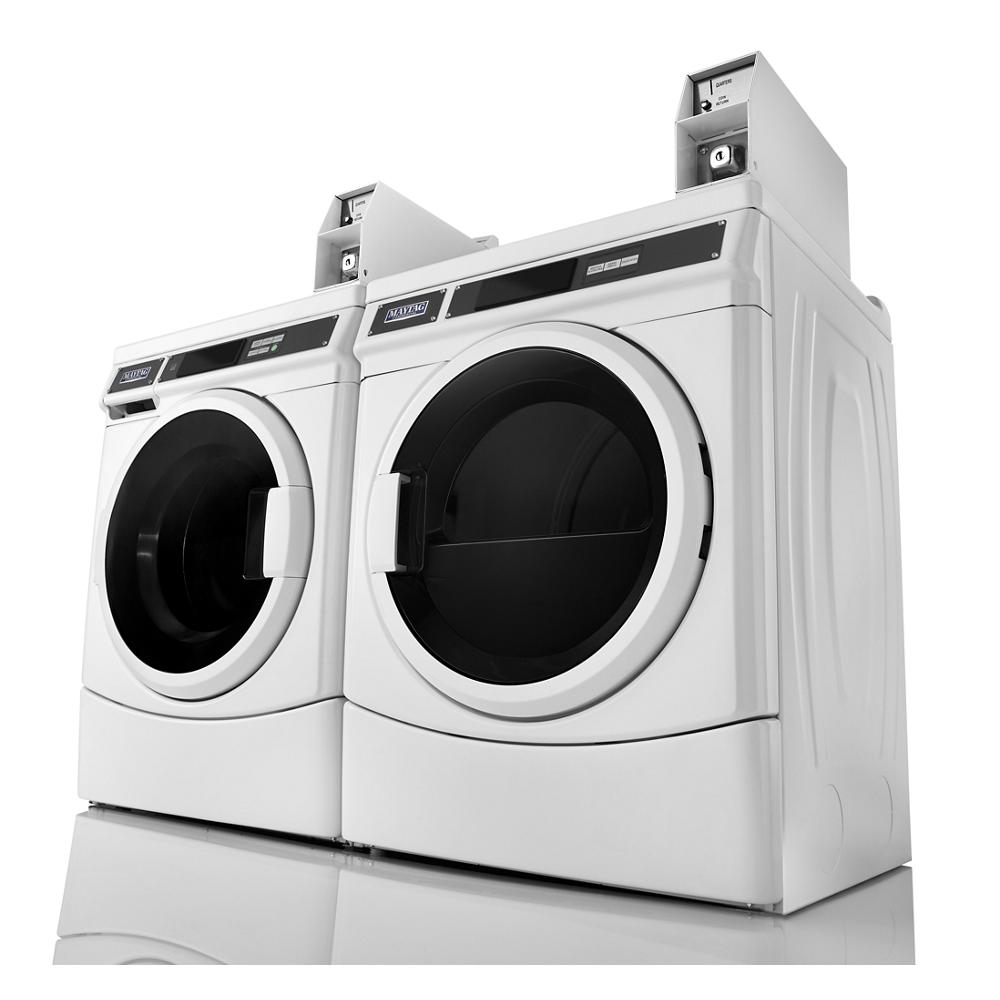 Maytag MDE28PDCYW Commercial Electric Dryer, Coin Drop Equipped