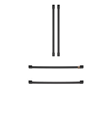 Cafe CXQB4H4PNFB CAF(EBACK)™ Refrigeration Handle Kit - Flat Black
