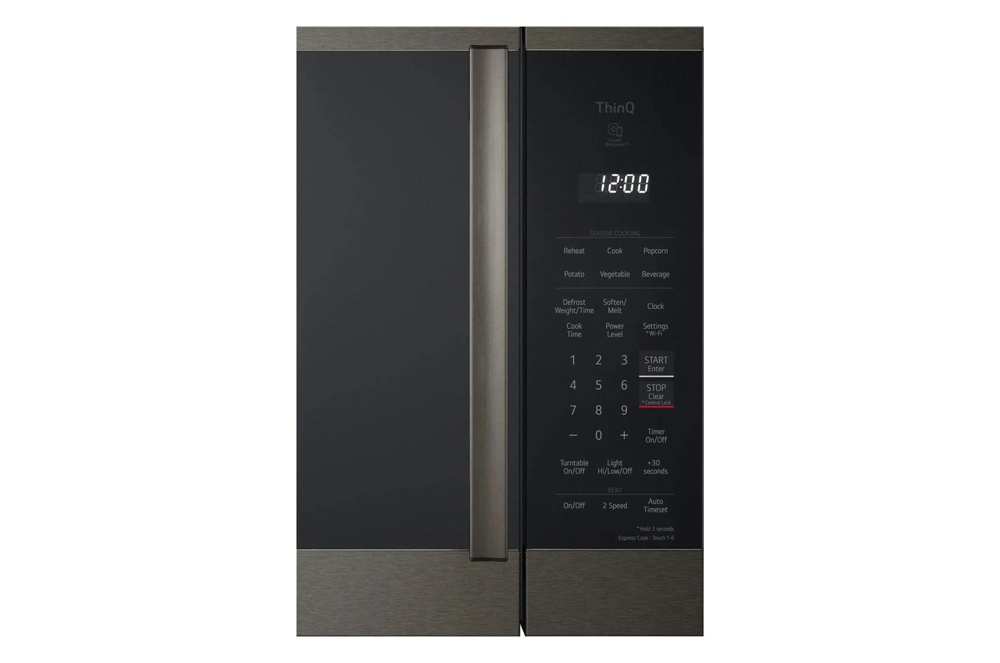 Lg MVEM1825Z 1.8 cu. ft. Smart Over-the-Range Microwave Oven with EasyClean®