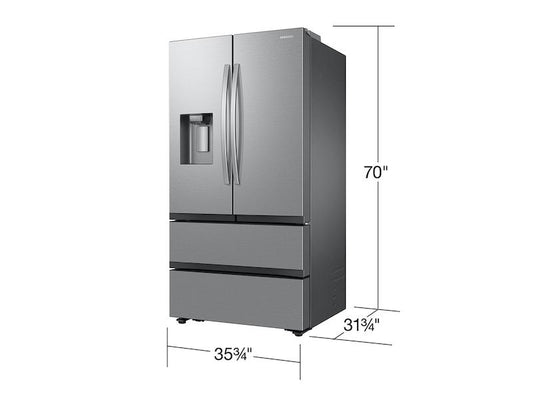 Samsung RF26CG7400SRAA 25 cu. ft. Mega Capacity Counter Depth 4-Door French Door Refrigerator with Four Types of Ice in Stainless Steel