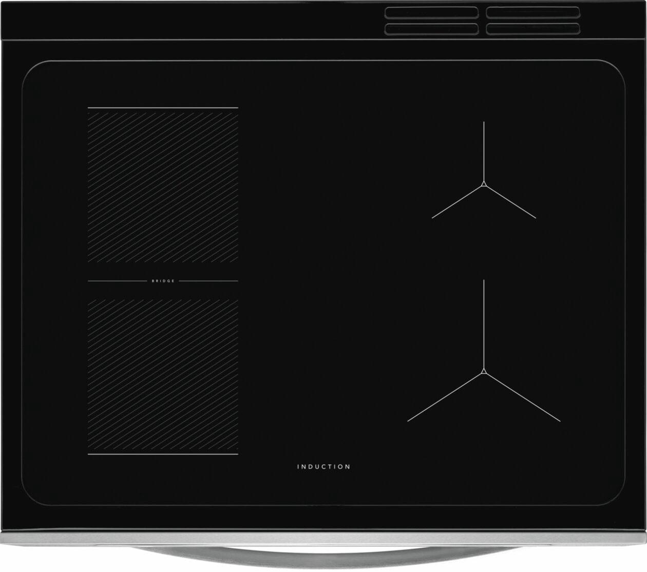 Frigidaire FCFI3082BS 30" Front Control Induction Range with Air Fry