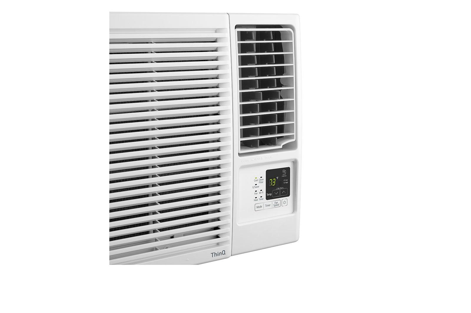 Lg LW8023HRSM 7,600 BTU Smart Wi-Fi Enabled Window Air Conditioner, Cooling & Heating